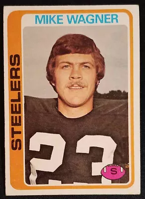 1978 Topps #275 Mike Wagner Pittsburgh Steelers VG-EX • $1.79