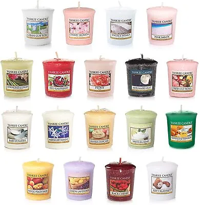 Yankee Candles Assorted Fragrances Official Votive Samplers Mixed Top Scents • £14.99