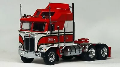 Brekina BJ & The Bear Kenworth K100 COE Truck Tractor Red/White #85729 HO 1/87 • $44.95