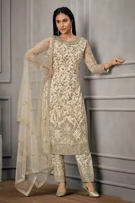 Indian Bollywood Heavy Gown Bridal Suit Party Wear Dress Ayesha Pakstani Ethnic • $73.89