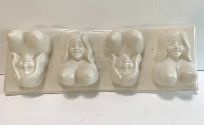 Vintage 1960’s Nude Risque Novelty Women Bust Party Ice Cube Tray Molds • $25