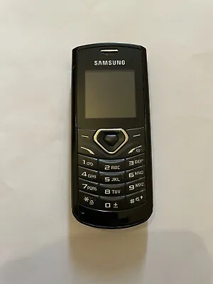 Samsung GT E1170 - Black (Orange) Mobile Phone • £10
