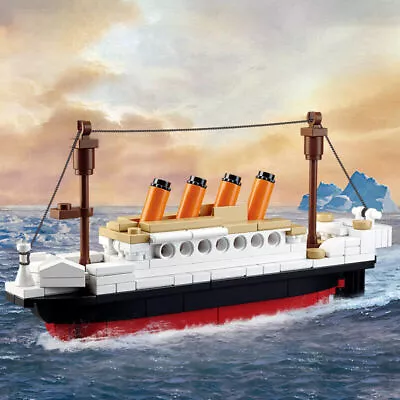 Titanic Building Blocks DIY Building Blocks Toys Boat Model Kids Birthday Gift＊ • $20.99