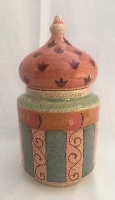 Horchow Medici Canister Italy Medium 11.25  Kitchen Dry Goods • $79.99