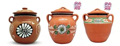 Handmade Mexican Clay Bean Pot Color/ Size Vary • $39.99