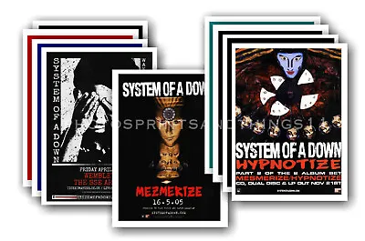 SYSTEM OF A DOWN - 10 Promotional Posters  Collectable Postcard Set # 1 • £5.99