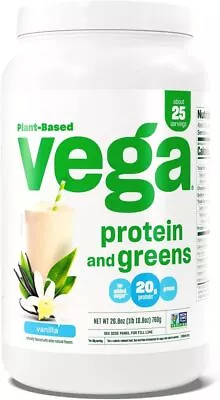 Vega Protein And Greens Powder Vanilla - 20g 25 Servings (Pack Of 1)  • $47.95