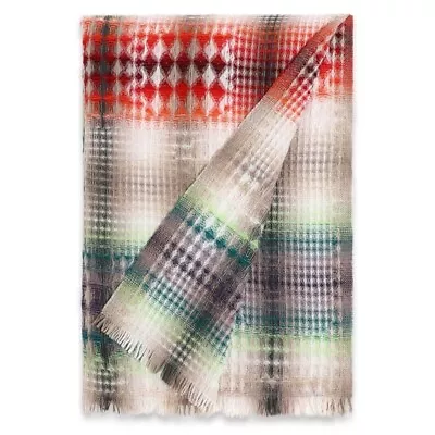 Missoni Home Honeycomb Wool Cashmere Throw Plaid Blanket • $358