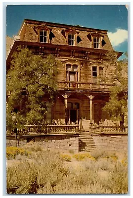 1960 Exterior View Savage Mining Co Office Virginia City Nevada Vintage Postcard • $6.47