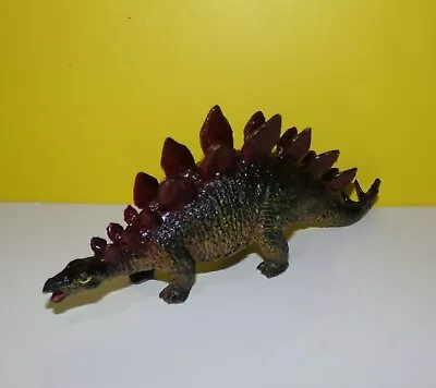AAA Stegosaurus PVC Prehistoric Dinosaur Figure 1990s Toy - 7  X 3   • $7.63