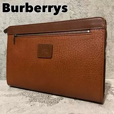 BURBERRY Burberrys Clutch Bag Leather Vintage Check • $90.85