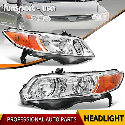 Headlights Assembly For 2006-2011 Honda Civic Coupe 2Dr Coupe 06-11 Headlamps • $85.55