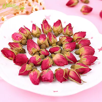 $6.99 • Buy Chinese Flower Red Rose Bud Tea,Aroma Dry Flowers, Floral Herbal Blooming Tea