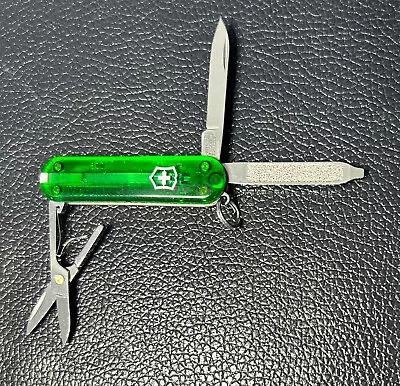 Victorinox CLASSIC SD Small Swiss Army Knife - Emerald Green Transparent - 58mm • $13.50