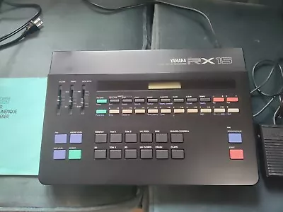 Yamaha RX15 Digital Rhythm Programmer Vintage Classic 80s Drum Machine Vintage! • $109.29