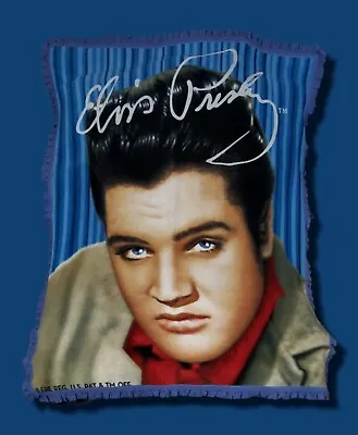 Elvis Presley Fleece Blanket Throw EPE  48X60 ☆Unused  • $44.50