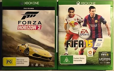 Forza Horizon 2 & Fifa 15 Xbox One Video Game Pal Soccer Car Racing • $20