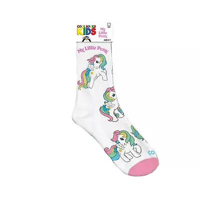 COOL SOCKS Kids Crew Socks - My Little Ponies (UK 1-4| EU 33-37) • $17.39