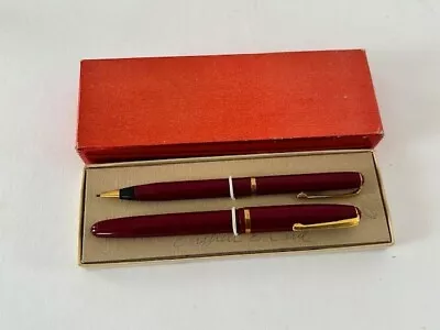 Vintage Wearever Fountain Pen & Pencil Set In Box • $15