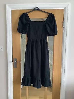£0.99 • Buy Lipsy Black Smock Top New Dress With Tags Size 10