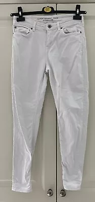 Jack Wills White Super Skinny Crop Jeans Size 28w • £0.99