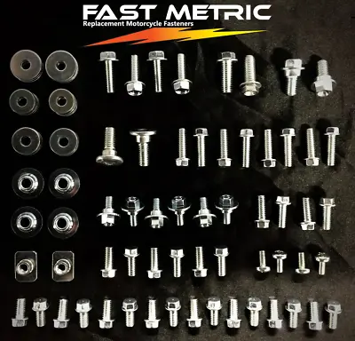 96pc PLASTICS BODY BOLT KIT KAWASAKI KX60 KX65 KX80 KX85 KX100 KX125 KX250 KX500 • $16.99