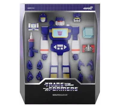 Transformers Super7 Ultimates 2024  Soundwave 7in Action Figure.In Hand. MIB • $39.99