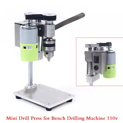 Bench Top Mini Drill Press Variable Speed For WoodMetal/Plastic Hobby Table Top • $51.30