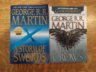 A Song Of Ice And Fire - A Feast For Crows And A Storm Of Swords Bundle • $13.99