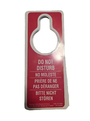 Vintage Generic  Do Not Disturb  Sign (American Hotel Register Co.) • $5