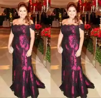 Elegant Mother Of The Bride Dresses Mermaid Long Party Gowns Dress Plus Size • $140.60