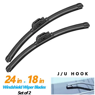 Juyioudy 24 &18  Windshield Windshield Wiper Blades Fit For Mazda 6 2017-2009 • $11.99