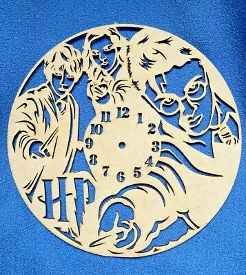 Wooden MDF Harry Potter  Clock Face Blank 25cm And 29cm • £8.50