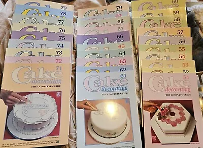 Job Lot Cake Decorating Magazines 51-79 Included In This Bundle  • £2.99