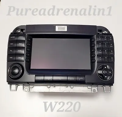 04 06 MERCEDES W220 C215 S500 S430 CL500 Navigation Command Head Unit GPS CD OEM • $350