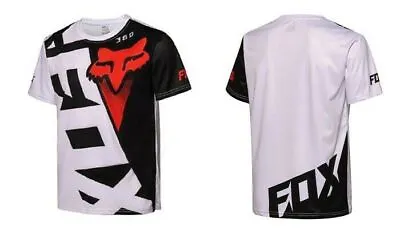 Men's Fox Jersey Riding T-shirts Motocross/MX/ATV/BMX/MTB Dirt Bike Racing Tops • $22.99