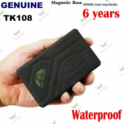 Magnetic GPS Tracker Long Battery Life Car Van Trailer Vehicle Spy Hidden APP UK • £52.99