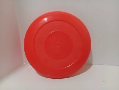 Vintage Burger Chef Restaurant Promo Frisbee Toy Orange 9  Diameter Saucer • $8.50