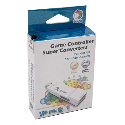 $56.99 • Buy Brook Super Converter PS3 Controller Joystick Wheel To PS4 Console Adapter White