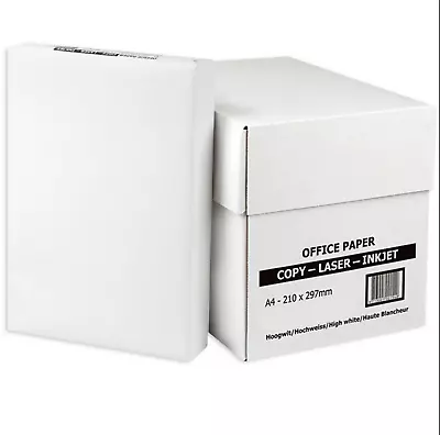 EVERYDAY A4 WHITE PAPER PRINTER COPIER 1 2 3 4 5 10 REAMS 500 SHEETS +24h • £0.99