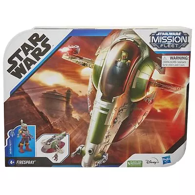 Star Wars Hasbro F3805 Mission Fleet Starship Skirmish Boba Fett And Starship • £25.99