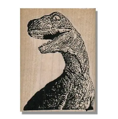 Wood Rubber Stamp GODZILLA Monster Horror Movie ScaryAnimal Reptile Japan • $12.24