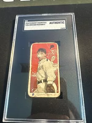 1910 Piedmont T206 Iron Man McGinnity Sgc Authentic  • $175