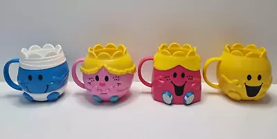 Mr Men & Little Miss McDonalds 2019 Happy Meal Plastic Cups Beakers • £8.99