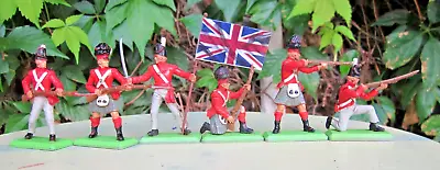 £10.50 • Buy Britains Deetail - Napoleonic Waterloo British Infantry - Full Set Of 6