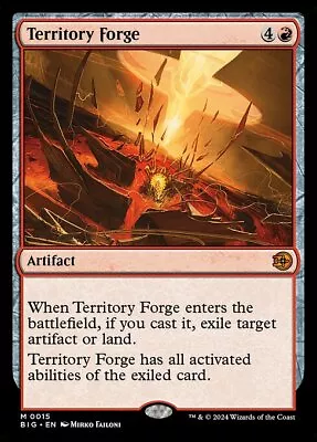 Territory Forge - Foil BIG NM MTG • $1.29