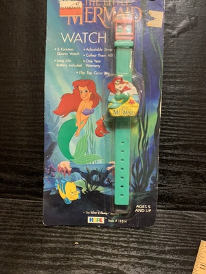 $24.95 • Buy Vintage 1989 DISNEY THE LITTLE MERMAID WATCH In Original Package Unopen