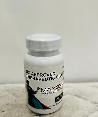 MaxGXL Unique NAC Formula. 1 Bottle 45 Capsules/15 Servings. New Expires 6/24 • $15