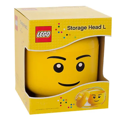 £49.99 • Buy Lego Large Yellow Storage Minifigure Head Boy L *RETIRED* - Brand New & Sealed