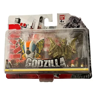 BanDai Chibi Godzilla Mothra & King Ghidorah Mini Figure 2-Pack New In Package • $16